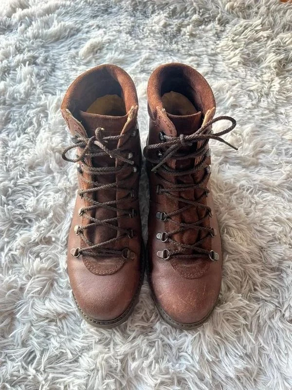 Botas Vintage de Senderismo de Cuero Marrón con Cordones Talla 41EU – photo 8